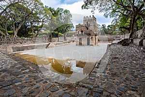 UNESCO Fasilides Bath, Gondar Ethiopia, Africa culture architecture