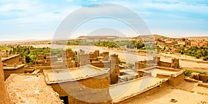 Unesco heritage Ait Ben Haddou kasbah in Morocco