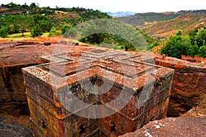 UNESCO heritage site, Lalibela rock-hewn churches photo