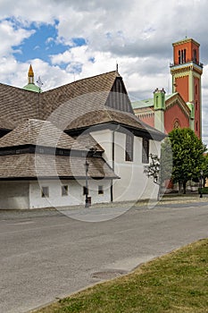 UNESCO monument - Kezmarok - Church of the Holy Trinity, Slovakia