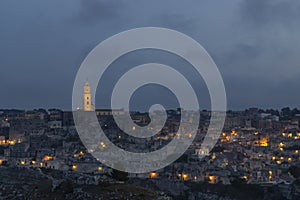 UNESCO site - ancient town of Matera Sassi di Matera Basilicata, Southern Italy