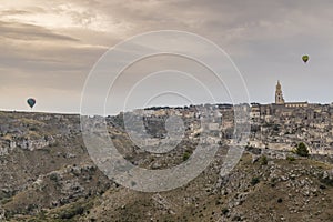 UNESCO site - ancient town of Matera (Sassi di Matera) Basilicata, Southern Italy