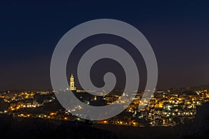 UNESCO site - ancient town of Matera (Sassi di Matera) Basilicata, Southern Italy