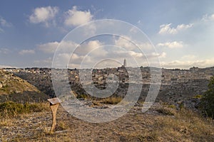 UNESCO site - ancient town of Matera (Sassi di Matera) Basilicata, Southern Italy