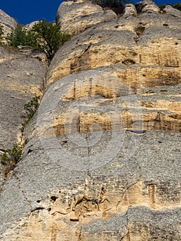 Unesco site madara rider or madara horseman early medieval large rock relief carved on the madara pateau, northeastern bu