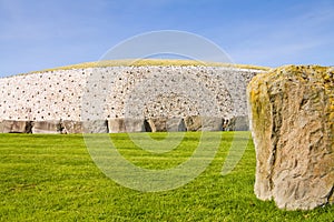 UNESCO site Newgrange in Ireland photo