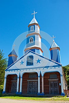 UNESCO Tenaun Church found in Chiloe Island, Chile