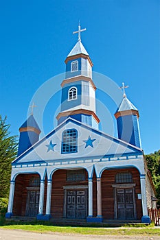 UNESCO Tenaun Church found in Chiloe Island, Chile photo