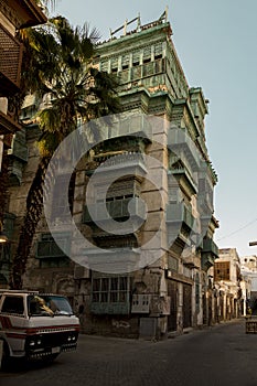 Unesco World Heritage al balad historical place the Gate to Makkah Jeddah Saudi Arabia photo