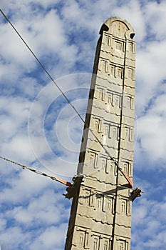 UNESCO World Heritage obelisks of Axum, Ethiopia.