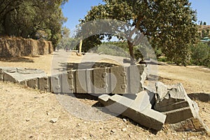 UNESCO World Heritage obelisks of Axum, Ethiopia.