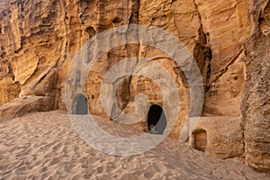 The UNESCO World Heritage site of Little Petra, in Jordan