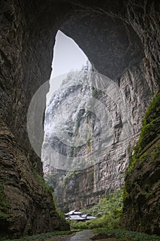 UNESCO world heritage of Wulong Karst National Geology Park in Chongqing