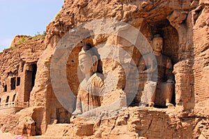 UNESCO Yungang Grottoes Buddhist caves, China
