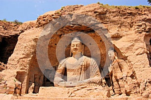 UNESCO Yungang Grottoes Buddhist caves, China