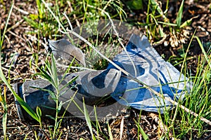 Unexploded ordnance from multiple rocket launchers