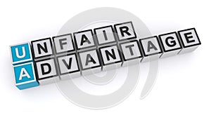 Unfair advantage word blocks