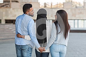 Unfaithful african man cheating his woman with her best friend