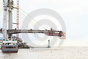 Unfinished bridge in Manado