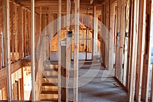 Unfinished Home Framing Interior