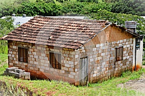An unfinished house in the city of Andrelândia