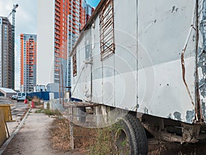 Unfinished housing development in Kyiv