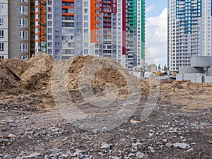 Unfinished housing development in Kyiv