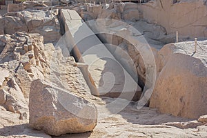 The unfinished obelisk of Aswan