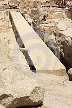 The unfinished obelisk, Aswan, Egypt