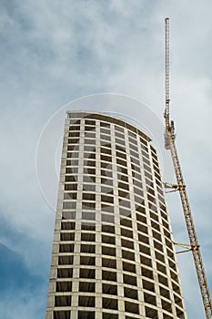 Unfinished skyscraper