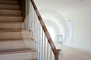 Unfinished Stairs Home Interior