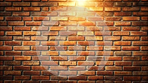 The Unfinished Wall: A Study in Brick and Shadow  AI Generated photo