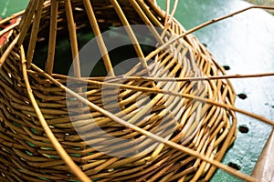 Unfinished Wickerwork basket