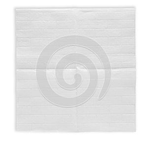 Unfolded paper napkin photo