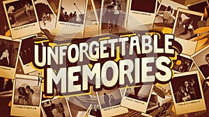 Unforgettable Memories Illustration Yellowish Color photo