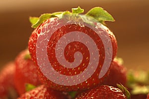 Unfresh strawberry
