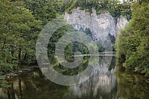 Crisul Repede river, near Unguru Mare Cave. Apuseni Mountains, Romania. photo