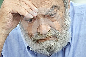 Unhappy Bearded Old Grampa
