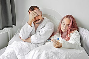 Unhappy couple found out about pregnancy