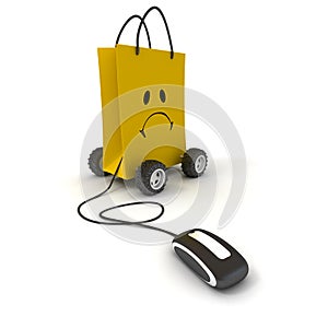 Unhappy shopping online