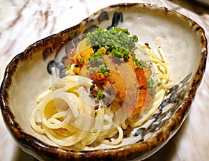 Uni sea urchin pasta