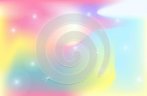 Unicorn backdrop background color gradient mesh vector universe.