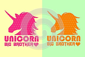 Unicorn Big Brother, Unicorn Squad, Animal Lover Shirt, My Spirit Animal