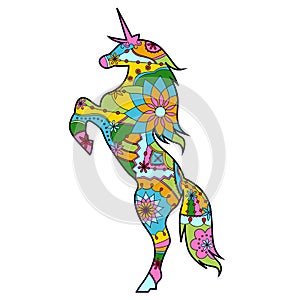 Unicorn colorful for children