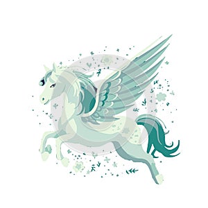 unicorn fairy illustration for your design