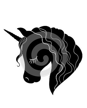 Unicorn silhouette