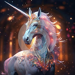 Unicorn. Star magic unicorn logo Magical Unicorn