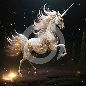 Unicorn. Star magic unicorn logo Magical Unicorn