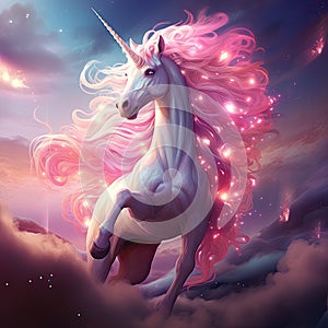 Unicorn. Star magic unicorn logo Magical Unicorn