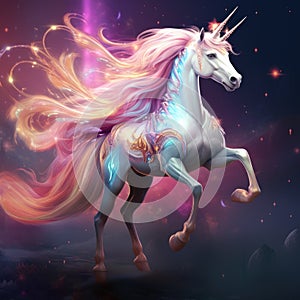 Unicorn. Star magic unicorn logo Magical Unicorn